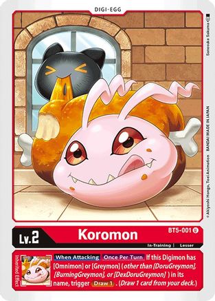 Koromon (BT5-001) [Battle of Omni] - Deck Out Gaming