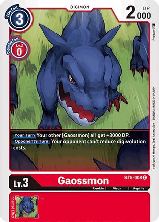 Gaossmon (BT5-008) [Battle of Omni] - Deck Out Gaming