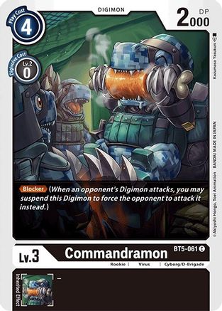 Commandramon (BT5-061) [Battle of Omni] - Deck Out Gaming