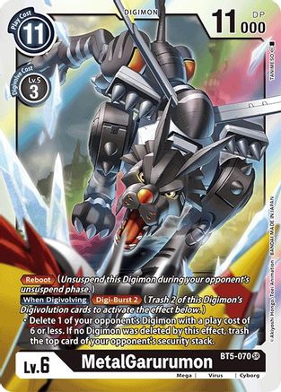 MetalGarurumon - BT5-070 (BT5-070) [Battle of Omni] Foil - Deck Out Gaming