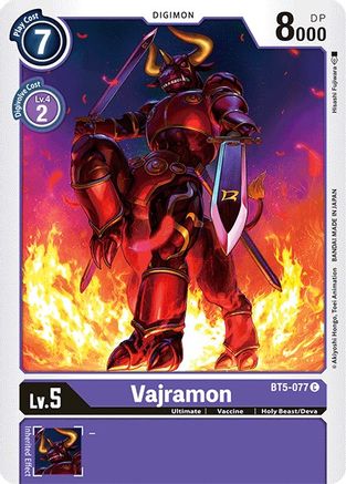 Vajramon (BT5-077) [Battle of Omni] - Deck Out Gaming