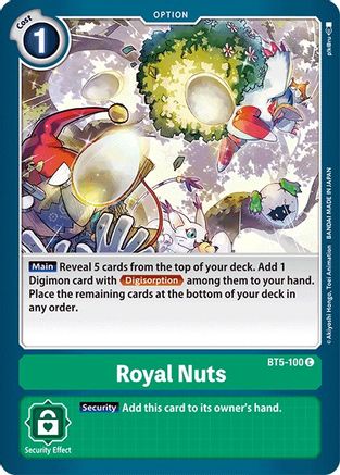 Royal Nuts (BT5-100) [Battle of Omni] - Deck Out Gaming