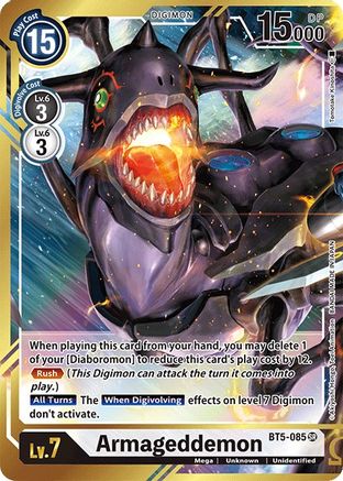 Armageddemon (Alternate Art) (BT5-085) [Battle of Omni] Foil - Deck Out Gaming