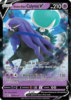 Shadow Rider Calyrex V - SWSH131 (SWSH131) [SWSH: Sword & Shield Promo Cards] Holofoil - Deck Out Gaming