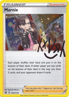 Marnie - SWSH120 (SWSH120) [SWSH: Sword & Shield Promo Cards] Holofoil - Deck Out Gaming