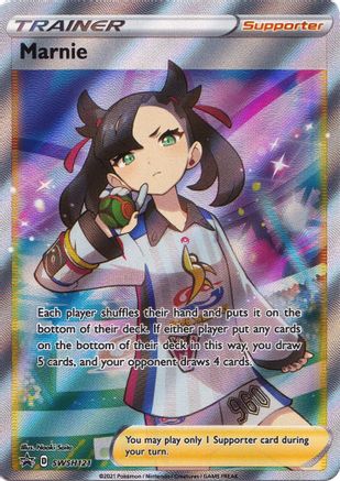 Marnie - SWSH121 (SWSH121) [SWSH: Sword & Shield Promo Cards] Holofoil - Deck Out Gaming