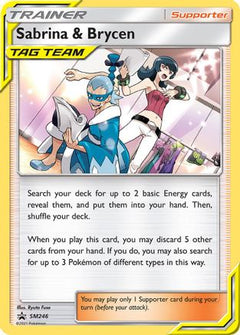 Sabrina & Brycen - SM246 (SM246) [SM Promos] - Deck Out Gaming