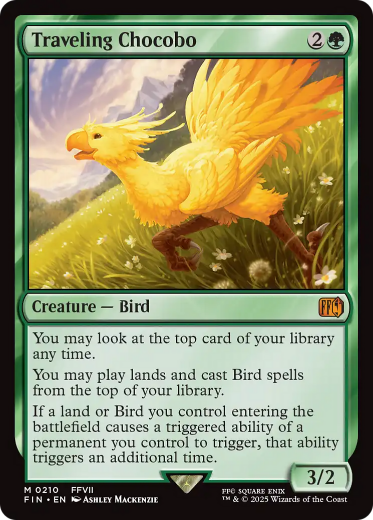 Traveling Chocobo (210) [FINAL FANTASY] foil - Deck Out Gaming