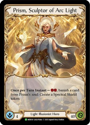 Prism, Sculptor of Arc Light - HER030 (HER030) [Flesh and Blood: Promo Cards] Cold Foil - Deck Out Gaming