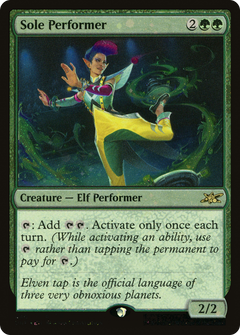 Sole Performer (Galaxy Foil) (440) [Unfinity] foil - Deck Out Gaming