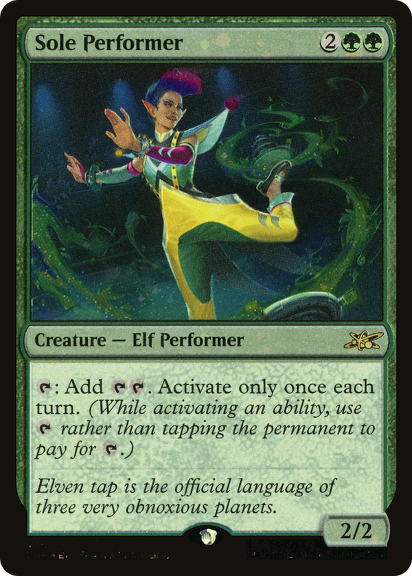 Sole Performer (Galaxy Foil) (440) [Unfinity] foil - Deck Out Gaming