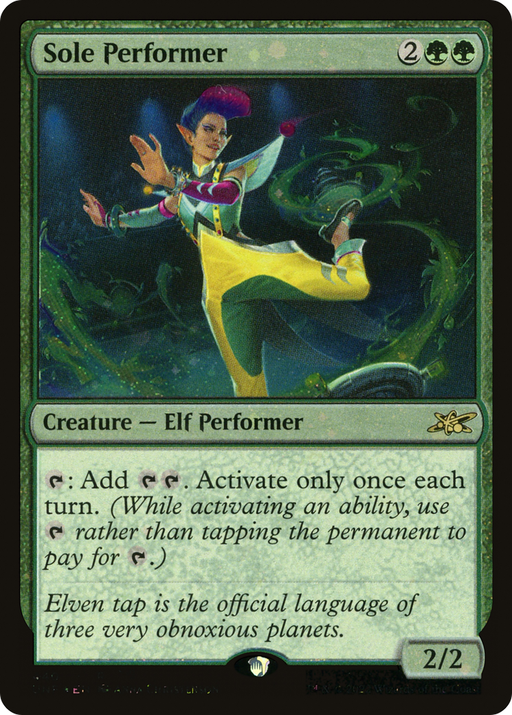 Sole Performer (Galaxy Foil) (440) [Unfinity] foil - Deck Out Gaming