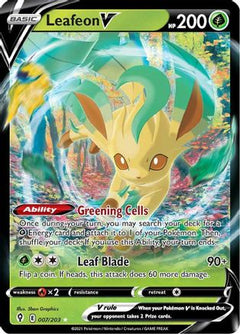 Leafeon V (7) [SWSH07: Evolving Skies] Holofoil - Deck Out Gaming