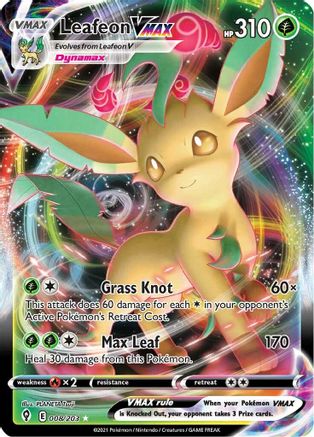 Leafeon VMAX (008/203) [Sword & Shield: Evolving Skies] - Deck Out Gaming