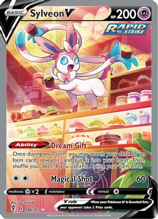 Sylveon V (Alternate Full Art) (184) [SWSH07: Evolving Skies] Holofoil - Deck Out Gaming