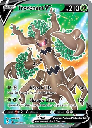 Trevenant V (Full Art) (168) [SWSH07: Evolving Skies] Holofoil - Deck Out Gaming
