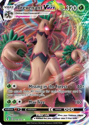 Trevenant VMAX (14) [SWSH07: Evolving Skies] Holofoil - Deck Out Gaming