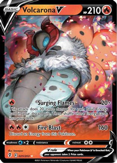 Volcarona V (21) [SWSH07: Evolving Skies] Holofoil - Deck Out Gaming