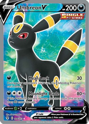 Umbreon V (Full Art) (188) [SWSH07: Evolving Skies] Holofoil - Deck Out Gaming