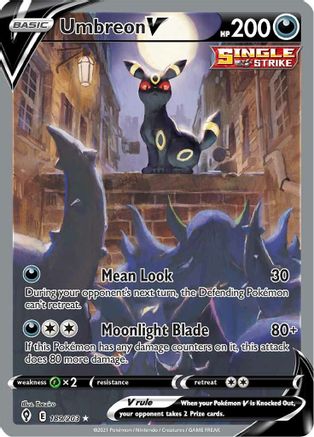 Umbreon V (Alternate Full Art) (189) [SWSH07: Evolving Skies] Holofoil - Deck Out Gaming