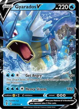 Gyarados V (28) [SWSH07: Evolving Skies] Holofoil - Deck Out Gaming