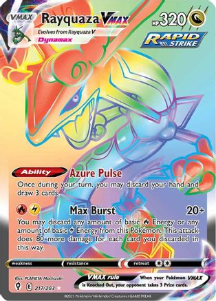 Rayquaza VMAX (Secret) (217) [SWSH07: Evolving Skies] Holofoil - Deck Out Gaming