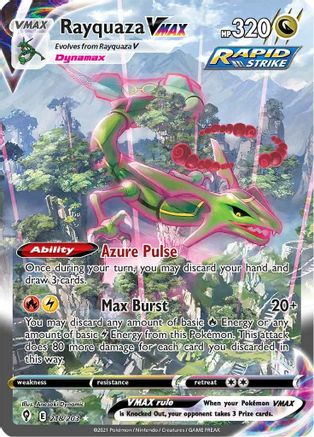 Rayquaza VMAX (Alternate Art Secret) (218) [SWSH07: Evolving Skies] Holofoil - Deck Out Gaming