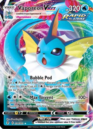 Vaporeon VMAX (30) [SWSH07: Evolving Skies] Holofoil - Deck Out Gaming