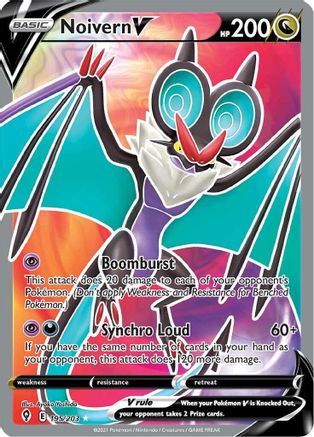 Noivern V (Full Art) (195) [SWSH07: Evolving Skies] Holofoil - Deck Out Gaming