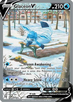 Glaceon V (Alternate Full Art) (175) [SWSH07: Evolving Skies] Holofoil - Deck Out Gaming