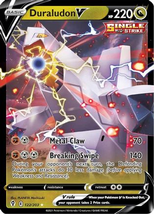 Duraludon V (122) [SWSH07: Evolving Skies] Holofoil - Deck Out Gaming