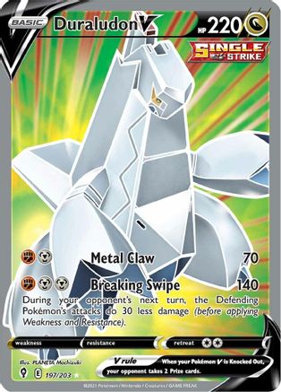 Duraludon V (Full Art) (197) [SWSH07: Evolving Skies] Holofoil - Deck Out Gaming