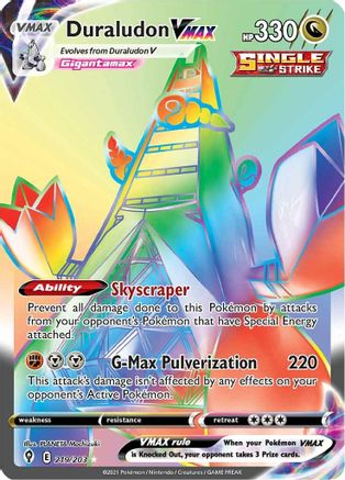 Duraludon VMAX (Secret) (219) [SWSH07: Evolving Skies] Holofoil - Deck Out Gaming