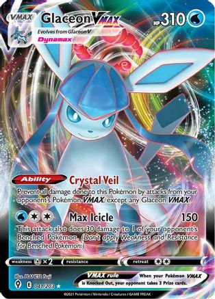 Glaceon VMAX (41) [SWSH07: Evolving Skies] Holofoil - Deck Out Gaming