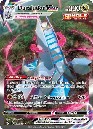 Duraludon VMAX (Alternate Art Secret) (220) [SWSH07: Evolving Skies] Holofoil - Deck Out Gaming