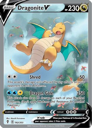 Dragonite V (Alternate Full Art) (192) [SWSH07: Evolving Skies] Holofoil - Deck Out Gaming