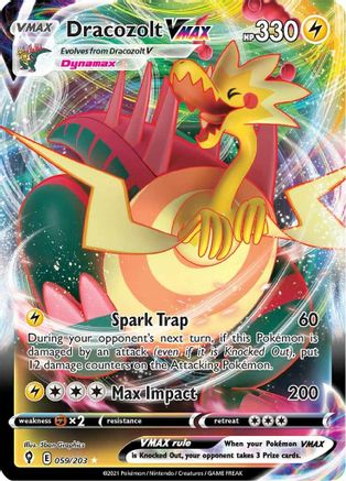 Dracozolt VMAX (59) [SWSH07: Evolving Skies] Holofoil - Deck Out Gaming