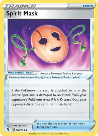 Spirit Mask (160) [SWSH07: Evolving Skies] - Deck Out Gaming