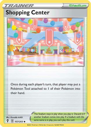 Shopping Center (157) [SWSH07: Evolving Skies] Reverse Holofoil - Deck Out Gaming