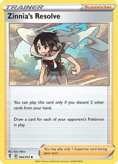 Zinnia's Resolve (164) [SWSH07: Evolving Skies] Reverse Holofoil - Deck Out Gaming