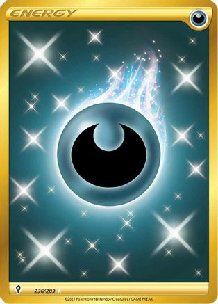 Darkness Energy (Secret) (236) [SWSH07: Evolving Skies] Holofoil - Deck Out Gaming