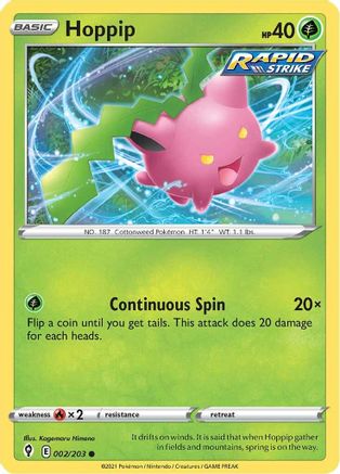 Hoppip (2) [SWSH07: Evolving Skies] - Deck Out Gaming