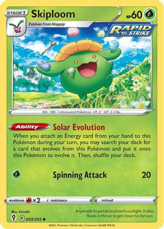 Skiploom (3) [SWSH07: Evolving Skies] Reverse Holofoil - Deck Out Gaming
