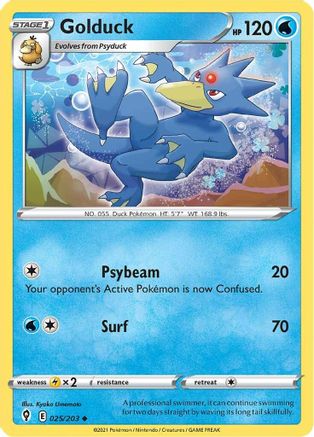 Golduck (25) [SWSH07: Evolving Skies] - Deck Out Gaming