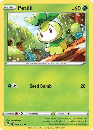 Petilil (9) [SWSH07: Evolving Skies] - Deck Out Gaming