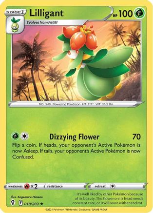 Lilligant (10) [SWSH07: Evolving Skies] Reverse Holofoil - Deck Out Gaming