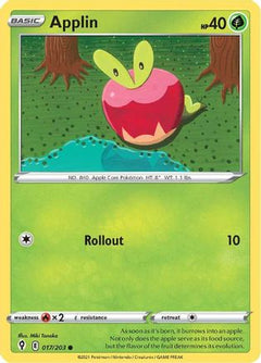 Applin (17) [SWSH07: Evolving Skies] Reverse Holofoil - Deck Out Gaming