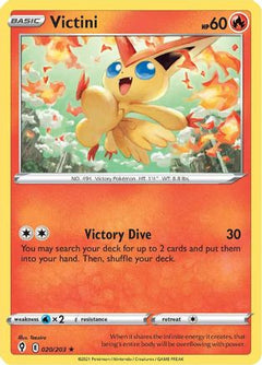Victini (20) [SWSH07: Evolving Skies] Reverse Holofoil - Deck Out Gaming
