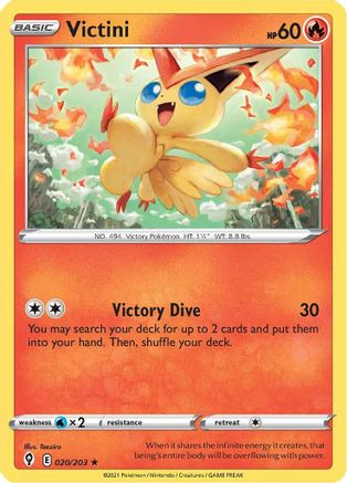 Victini (20) [SWSH07: Evolving Skies] Holofoil - Deck Out Gaming