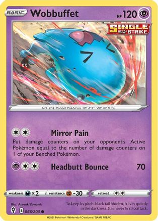 Wobbuffet (66) [SWSH07: Evolving Skies] - Deck Out Gaming
